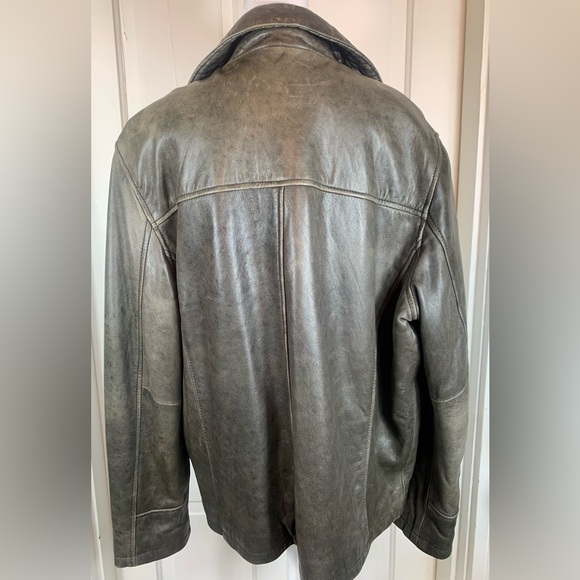 Kenneth Cole Reaction Leather Jacket - Mens - Picture 10 of 17